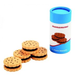 biscotti al cioccolato, 4 pezzi. confezione