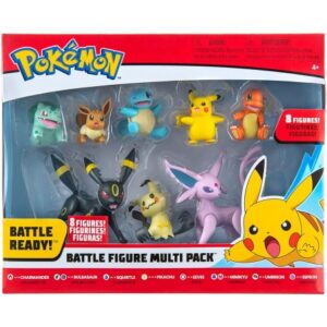 Coffret 8 Figurines Pokémon Sinnoh Region Battle Multi Pack