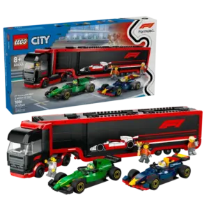LEGO City Autotrasportatore F1 con Monoposto RB20 e AMR24 F1