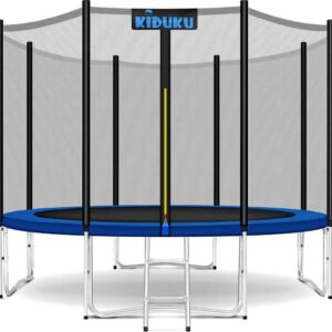 Trampolino KIDUKU Ø 244 cm con Rete di Sicurezza - Modello Sicuro per Bambini