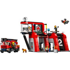 LEGO City Caserma dei Pompieri con Autopompa