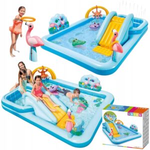 Centro Giochi Jungle Intex con Scivolo e Palloncini