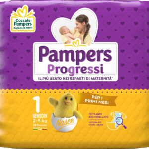 Pannolini Pampers Progressi Newborn - Taglia 1