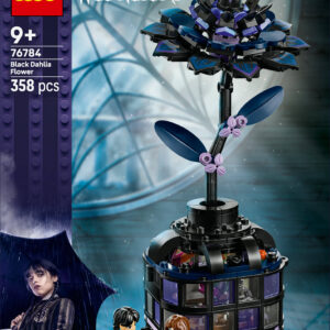 LEGO Wednesday Fiore di Dalia Nero - Set Fioritura Elegante