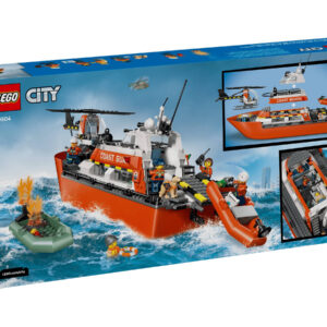 LEGO City Set Motoscafo di Soccorso ed Elicottero Guardia Costiera - 76309