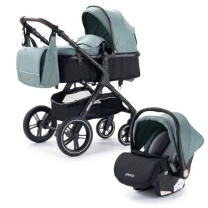 Passeggino 3-in-1 Movebaby Luxe - Sistema Modulare Completo