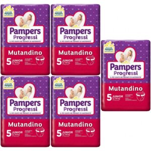 Mutandino Pampers Progressi Ultra Sottile - Taglia 4, Confezione da 30