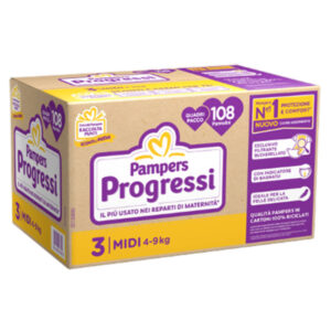 Pannolini Pampers Progressi Midi 108